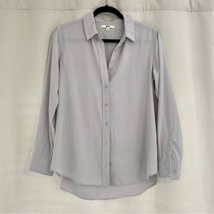 Uniqlo Rayon Long-Sleeve Blouse